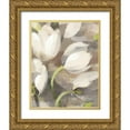 thumbnail image 1 of Hristova, Albena 12x14 Gold Ornate Wood Framed with Double Matting Museum Art Print Titled - Tulip Delight II, 1 of 4