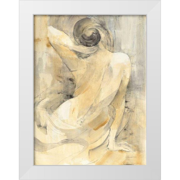 Hristova, Albena 12x14 White Modern Wood Framed Museum Art Print Titled - Boudoir II