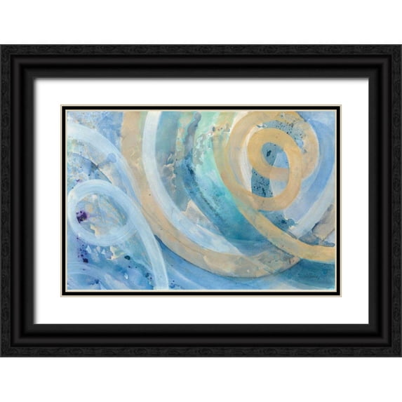 Hristova, Albena 14x11 Black Ornate Wood Framed with Double Matting Museum Art Print Titled - On the Roller Coaster