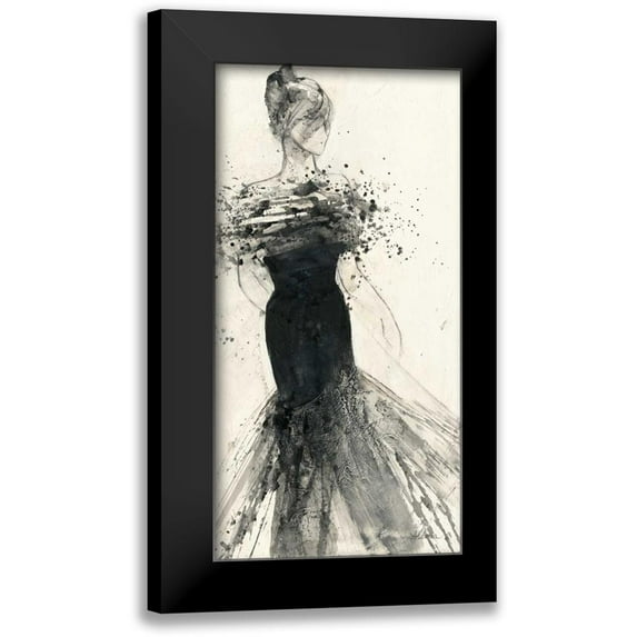Hristova, Albena 14x24 Black Modern Framed Museum Art Print Titled - At the Premiere I