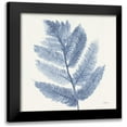 thumbnail image 1 of Hristova, Albena 15x15 Black Modern Framed Museum Art Print Titled - Forest Ferns I Blue, 1 of 5