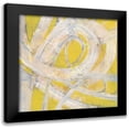 thumbnail image 1 of Hristova, Albena 15x15 Black Modern Framed Museum Art Print Titled - Sunshine Swirl, 1 of 5