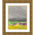 thumbnail image 1 of Hristova, Albena 15x18 Gold Ornate Wood Framed with Double Matting Museum Art Print Titled - Golden Valley I, 1 of 4