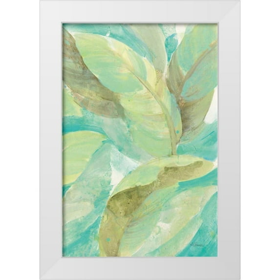 Hristova, Albena 17x24 White Modern Wood Framed Museum Art Print Titled - Under the Palms II