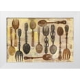 thumbnail image 1 of Hristova, Albena 18x13 White Modern Wood Framed Museum Art Print Titled - Spoons and Forks, 1 of 4