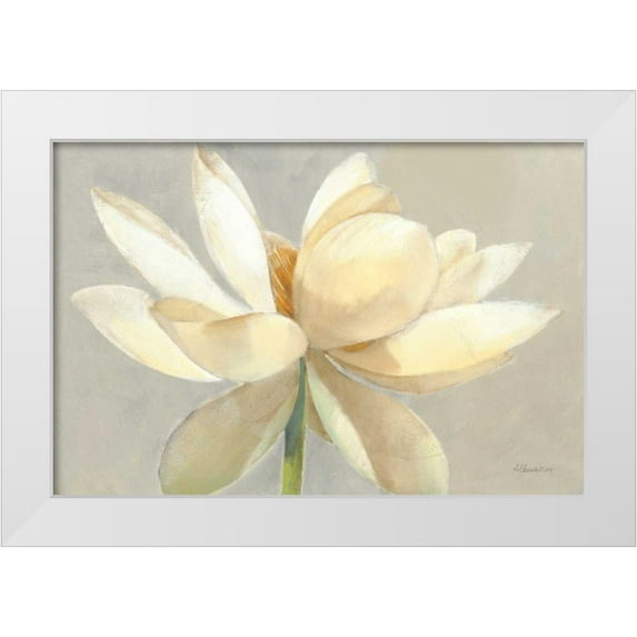 Hristova, Albena 18x13 White Modern Wood Framed Museum Art Print Titled - Unfolding Light