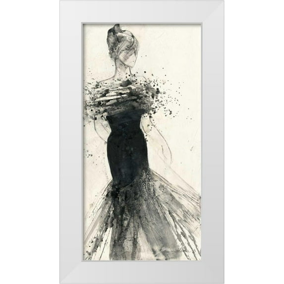 Hristova, Albena 18x32 White Modern Wood Framed Museum Art Print Titled - At the Premiere I
