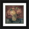 thumbnail image 1 of Hristova, Albena 20x20 Black Ornate Wood Framed with Double Matting Museum Art Print Titled - Hydrangea Study III, 1 of 4