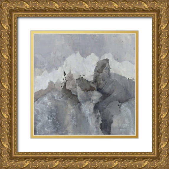 Hristova, Albena 20x20 Gold Ornate Wood Framed with Double Matting Museum Art Print Titled - Castle Rock