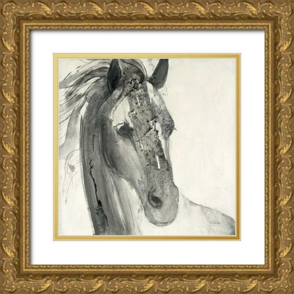 Hristova, Albena 20x20 Gold Ornate Wood Framed with Double Matting Museum Art Print Titled - In the Wind I
