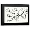 thumbnail image 1 of Hristova, Albena 24x17 Black Modern Framed Museum Art Print Titled - Flower Drawing, 1 of 5