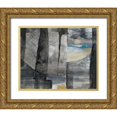 thumbnail image 1 of Hristova, Albena 24x20 Gold Ornate Wood Framed with Double Matting Museum Art Print Titled - Cracks in the Wall, 1 of 4