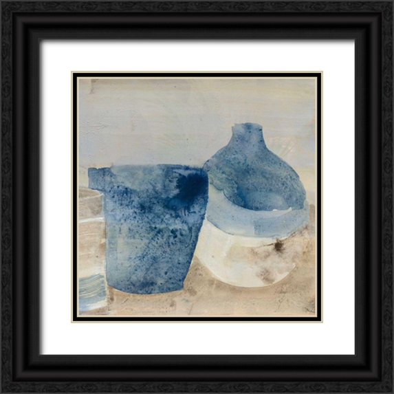 Hristova, Albena 26x26 Black Ornate Wood Framed with Double Matting Museum Art Print Titled - Kitchen Still Life Crop I