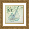 thumbnail image 1 of Hristova, Albena 26x26 Gold Ornate Wood Framed with Double Matting Museum Art Print Titled - Pretty Jars, 1 of 4