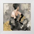 thumbnail image 1 of Hristova, Albena 26x26 White Modern Wood Framed Museum Art Print Titled - Beautiful Gaze I Neutral Gold, 1 of 4