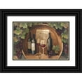 thumbnail image 1 of Hristova, Albena 32x23 Black Ornate Wood Framed with Double Matting Museum Art Print Titled - At the Winery - Wag, 1 of 4