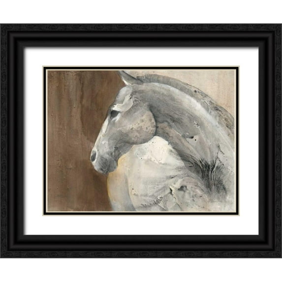 Hristova, Albena 32x25 Black Ornate Wood Framed with Double Matting Museum Art Print Titled - Her Majesty