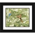 thumbnail image 1 of Hristova, Albena 32x26 Black Ornate Wood Framed with Double Matting Museum Art Print Titled - Tropical Canopy I Green, 1 of 4
