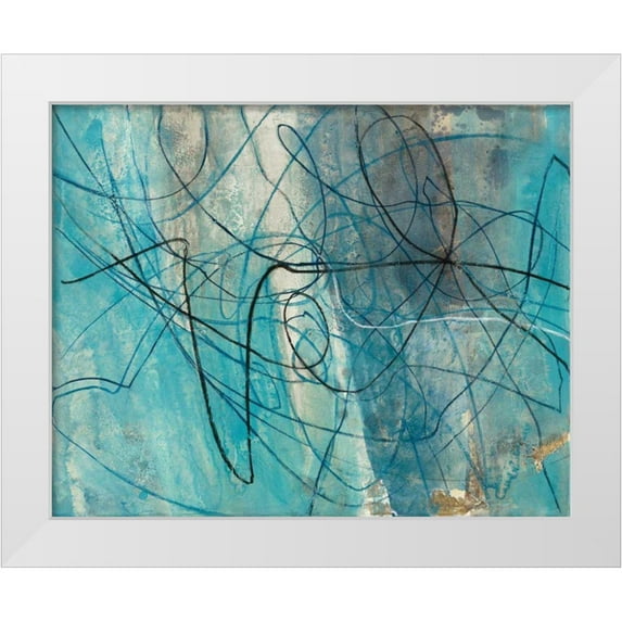 Hristova, Albena 32x26 White Modern Wood Framed Museum Art Print Titled - To the Sea Crop