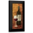 thumbnail image 1 of Hristova, Albena 8x14 Black Modern Framed Museum Art Print Titled - Vin Rouge Panel I, 1 of 5
