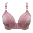 thumbnail image 1 of Hrsba Plus Size Front Closure Wireless Bras for Women,Wireless Breathable Side Lift Daily Bra, 1 of 6