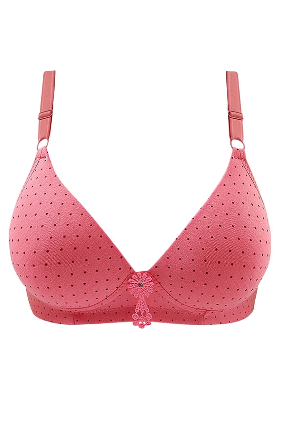 3 PC Wireless Bras for Women,Push Up Breathable Comfortable Bra Seamless Supportive Everyday Bra for Ladies