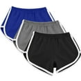 thumbnail image 1 of Hrsba 3Pc Shorts for Women Soft Stretchy Fabric Suitable for Yoga Home Use and Casual Daily Activities, 1 of 5