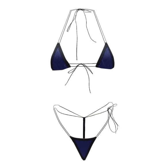 Hrsba Bikini Set for Women 2 Piece Bathing Suits with Sheer Overlay Lightweight Summer Swimwear