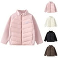 thumbnail image 1 of Hrsba Boys Girls Winter Outerwear Coats,Casual Jacket for Kids,Children's Long Sleeves Round Neck Coat Long Sleeved Bottom Plush,Black,110, 1 of 3