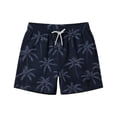 thumbnail image 1 of Hrsba Boys Swimming Trunks Print With Pockets Drawstring Elastic Waist Summer Outdoor Wear Beach Shorts For Boys, 1 of 6