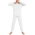 thumbnail image 1 of Hrsba Boys and Girls Cotton Outfit set Kids Print Long Sleeve Crew Neck Top and Long Pants Homewear Set, 1 of 8