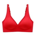 thumbnail image 1 of Hrsba Seamless Bras for Women Wireless Thin Lightly Padded Fixed Cups Lifting Support Breathable Everyday Bra, 1 of 3