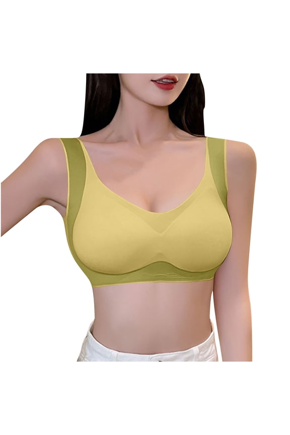 Bras For Women No Underwire, Womens Wireless Bra Peachy Shape Cups Lifting Support Seamless Round Look Everyday Bra For Small Busts