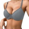 thumbnail image 1 of Hrsba Comfortable Bras for Women Seamless Bras for Women,Womens Bra Solid Color Adjustable Back Racerback Pull On Lightly Lined Medium Support, 1 of 5