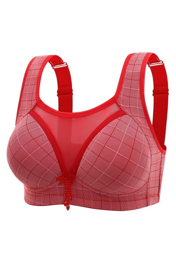 Wireless Bras for Women Wirefree Bras Womens Bra Solid Color Light Support Lightly Lined Seamless with Adjustable Straps