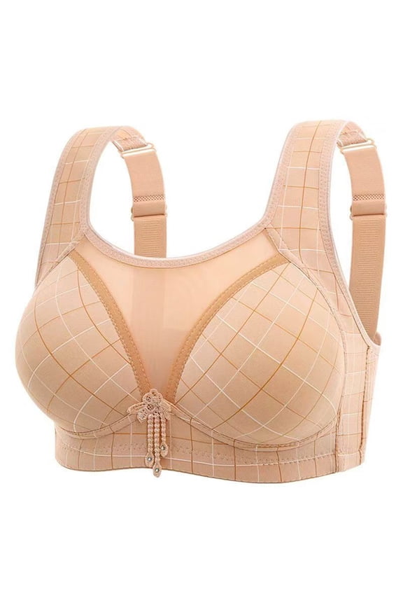 Wireless Bras for Women Wirefree Bras Womens Bra Solid Color Light Support Lightly Lined Seamless with Adjustable Straps