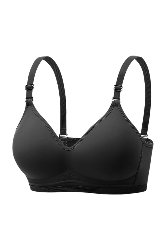Bras For Women No Underwire, Wireless Bras For Women Seamless Bras For Women Everyday Bras Solid Color Backless Racerback Pull On Lightly Lined Medium Support No Underwire