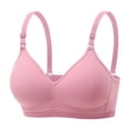 thumbnail image 1 of Hrsba Bras For Women No Underwire, Wireless Bras For Women Seamless Bras For Women Everyday Bras Solid Color Backless Racerback Pull On Lightly Lined Medium Support No Underwire, 1 of 4