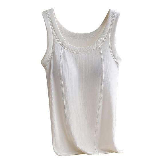 Hrsba Camisole Tops for Women,Solid Color Adjustable Strap Soft Fabric Camisole Tank Top Lightweight for Sleep and Layering