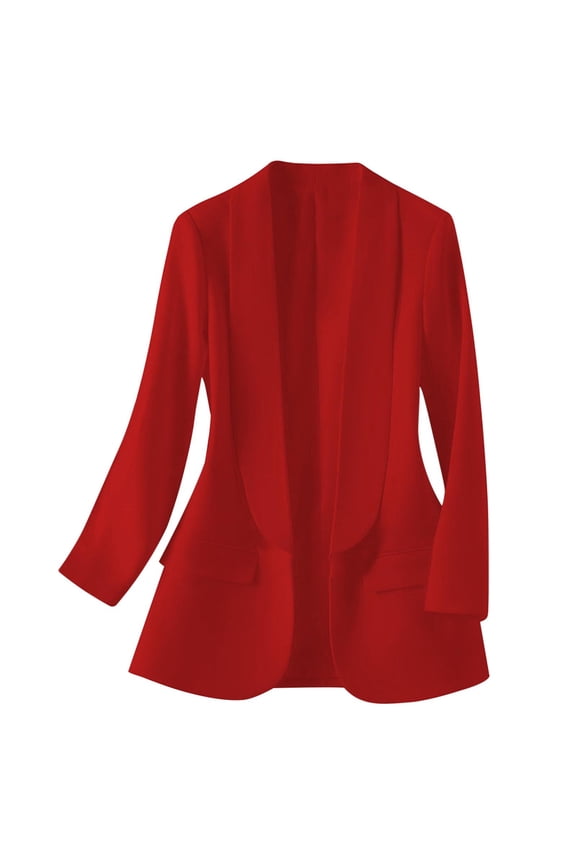 Casual Blazers for Women,Womens Jackets Dressy Casual Solid Color Long Sleeve Lapel Blazer with Real Pockets formal Casual Outerwear,Size M