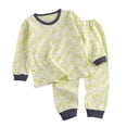 thumbnail image 1 of Hrsba Casual Outfit Set for Boys Girls,Kids Print Long Sleeve Crew Neck Top and Long Pants Kids Outfit set Home Clothes, 1 of 5