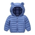 thumbnail image 1 of Hrsba Fall and Winter Children's Down Jacket Kids Lightweight Long Sleeved Warm Outerwear for 1 to 6 Years Old Boys and Girls, 1 of 3