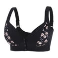 thumbnail image 1 of Hrsba Full Figure Bras for Women,A B C D E F G Cup Wireless Side Gathering Lifting Support Daily Undergarment, 1 of 6