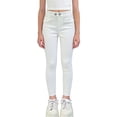 thumbnail image 1 of Hrsba Girls Jeans Solid Color High Stretch Slim Skinny Leg Elastic Waist Fashion Casual Denim Pants, 1 of 6