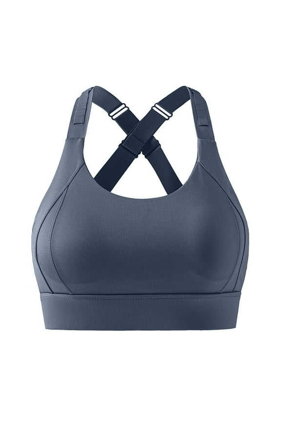 High Support Bras,Sports Bras for Women,High Shockproof Fixed Cup Adjustable Strap Bra Convertible Wearable Activewear Bra
