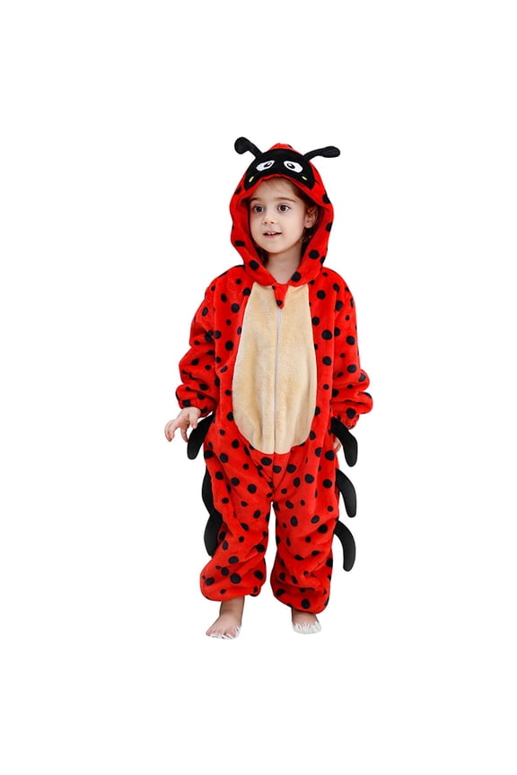 Kids Onesie Pajamas KidsRompers Flannel Long Sleeve Romper 3-24 Months Unisex Sleepwear Air Conditioner Pajamas Loungewear