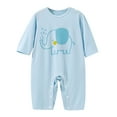 thumbnail image 1 of Hrsba Kids Onesie Pajamas, KidsRompers For 0-18 Months Unisex Boys Girls Print Thin Romper Sleepwear, 1 of 3