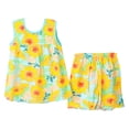 thumbnail image 1 of Hrsba Kids Summer 2 Piece Outfits Sets,Spring And Summer Casual Dress Shorts Set Two-piece Suit Suitable For 1 To 3 Years Old,Toddler Summer Short Sleeve Round-Neck Blouses & Shirts Sets, 1 of 4
