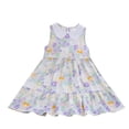 thumbnail image 1 of Hrsba Kids Summer Dress,Summer Girl Children's Sleeveless Doll Collar Cotton Silk Skirt Beach Skirt,Casual Sleeveless Dress for Girls,White ,6 Years, 1 of 3