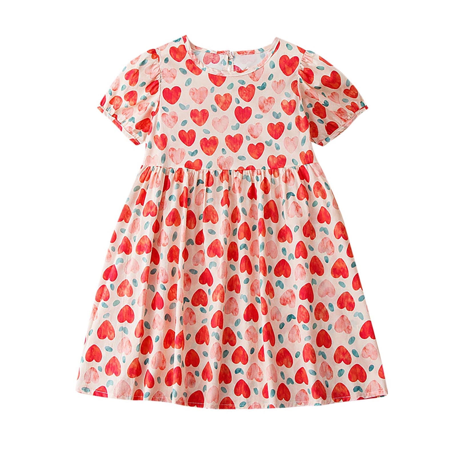 strapless open back dress Wholesale Red Pretty Polka Dots Baby Girl Dress